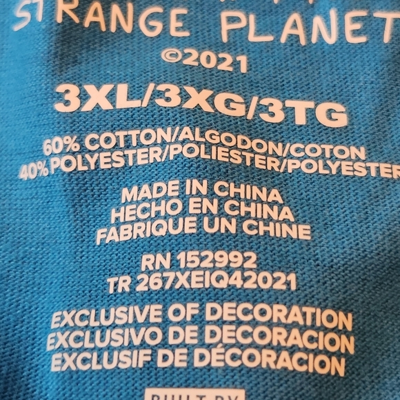 CULTURE FLY ☆ STRANGE PLANET ☆ UNISEX ☆ LONG SLEEVE TEE ☆ 3XL ☆ NWT - Picture 8 of 10